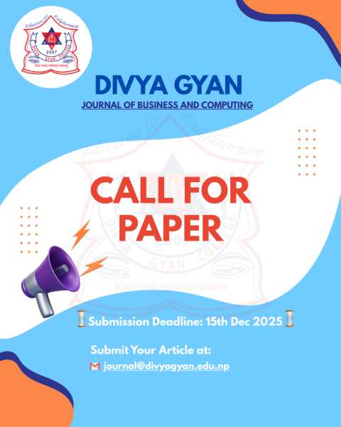 Call for Research Articles: Divya Gyan Journal of Business and Computing